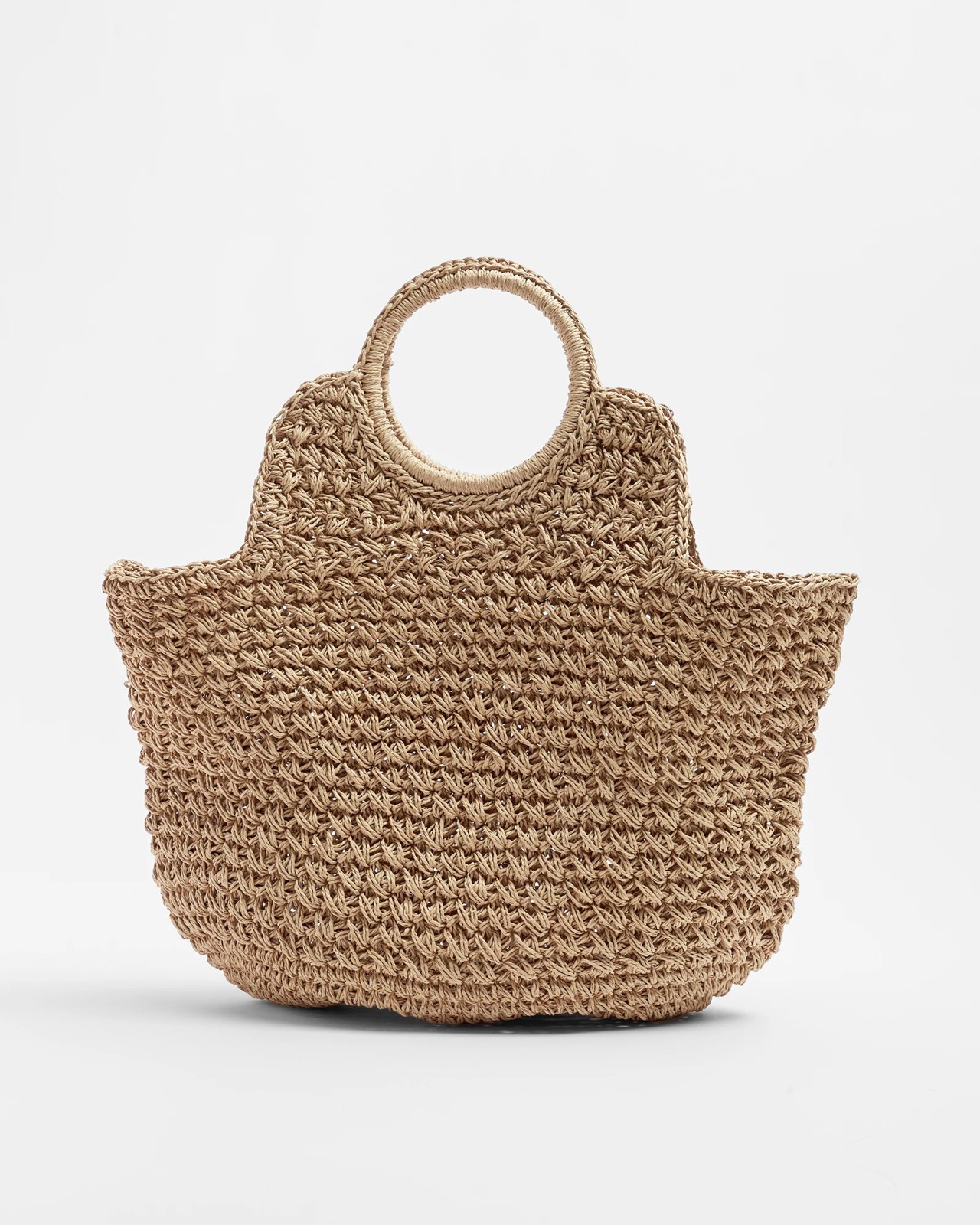 Round straw sale purse target