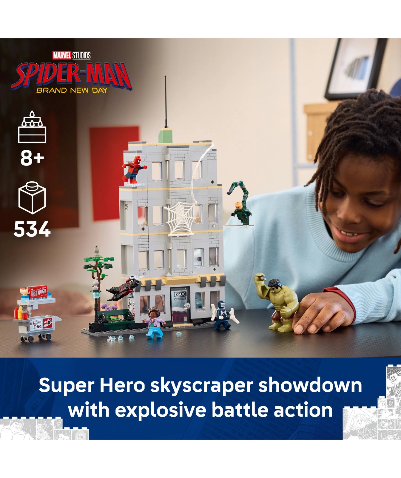 LEGO® Super Heroes Marvel Spider-Man vs. Hulk Epic Clash 76350 2 of 5