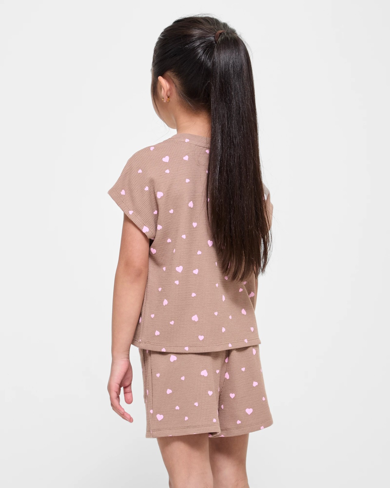 Waffle T-shirt and Short 2 Piece Set 3 of 5