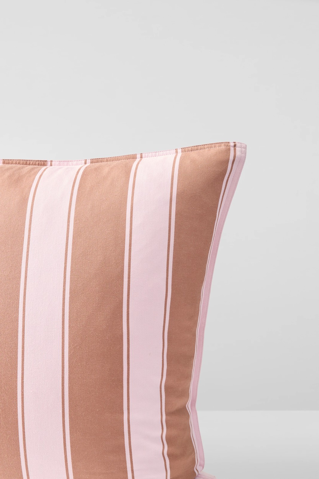 Rayne Stripe Stonewash European Pillowcase - Mocha/Lilac 5 of 6