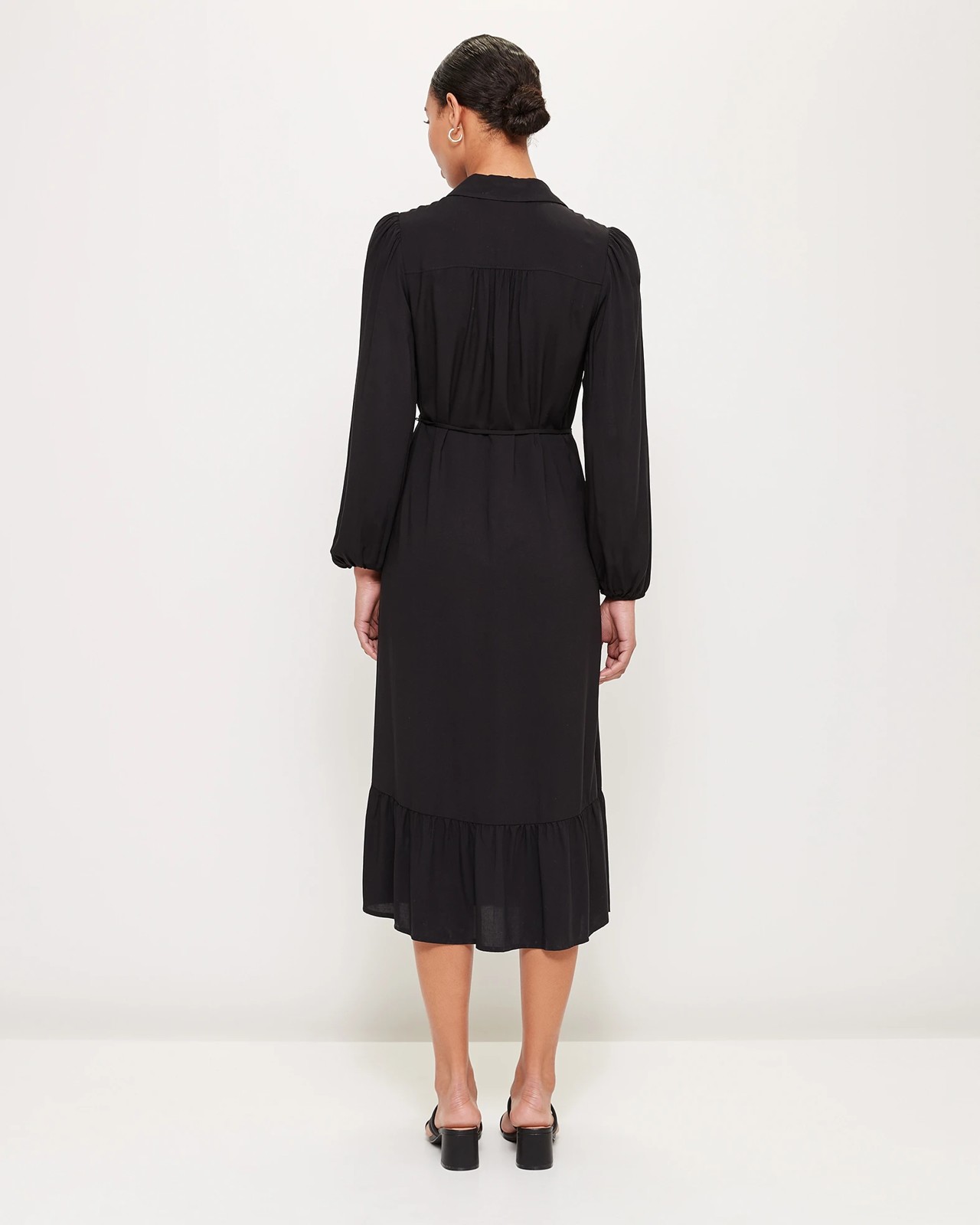 Long Sleeve Button Through Dress - Preview | Target Australia