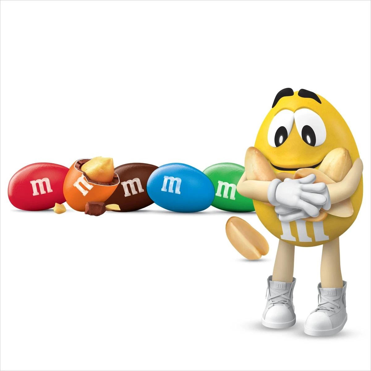 M&M's Peanut Milk Chocolate Singles Bag 6 of 6
