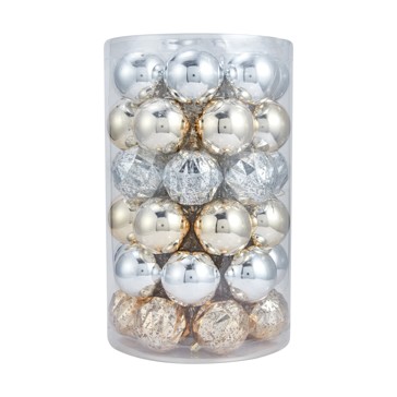 47 Pack 6cm Luxury Baubles - Anko