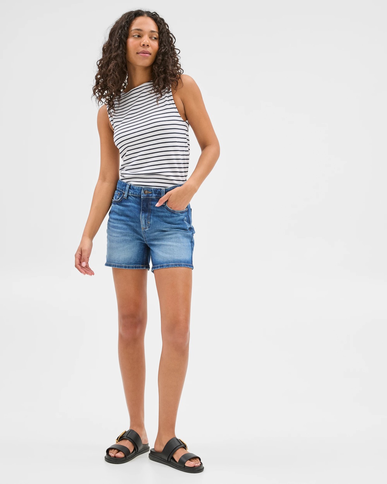 Classic Denim Shorts 2 of 6