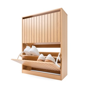 Leon 2 Tier Shoe Cabinet - Anko