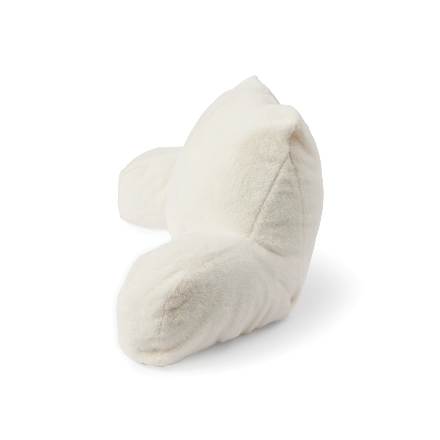 Anko Faux Fur Back Rest Pillow - White 4 of 5