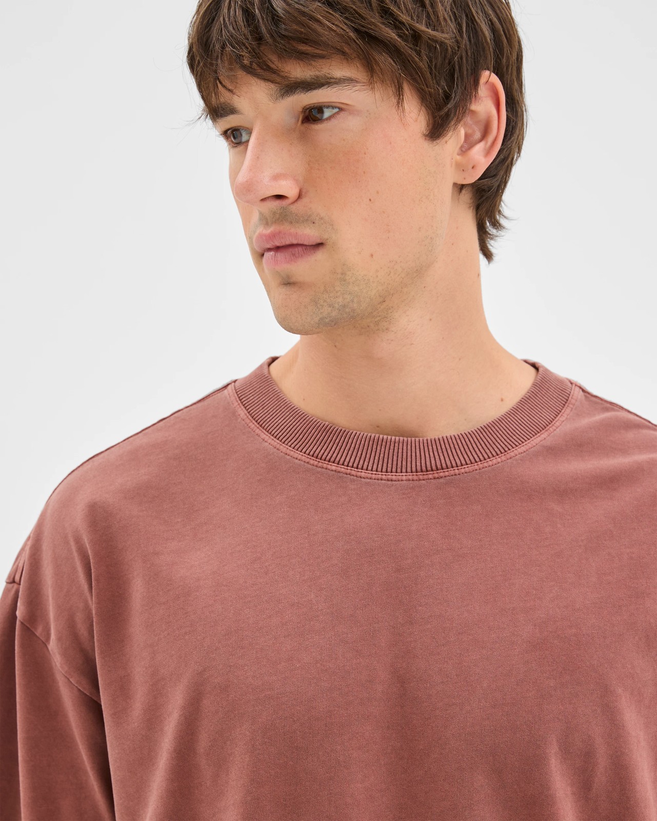 Commons Australian Cotton Boxy Heavyweight Core T-Shirt - Rust  5 of 6