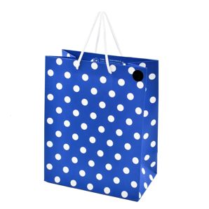 Hallmark Medium Gift Bag - Blue Polka Dots product image
