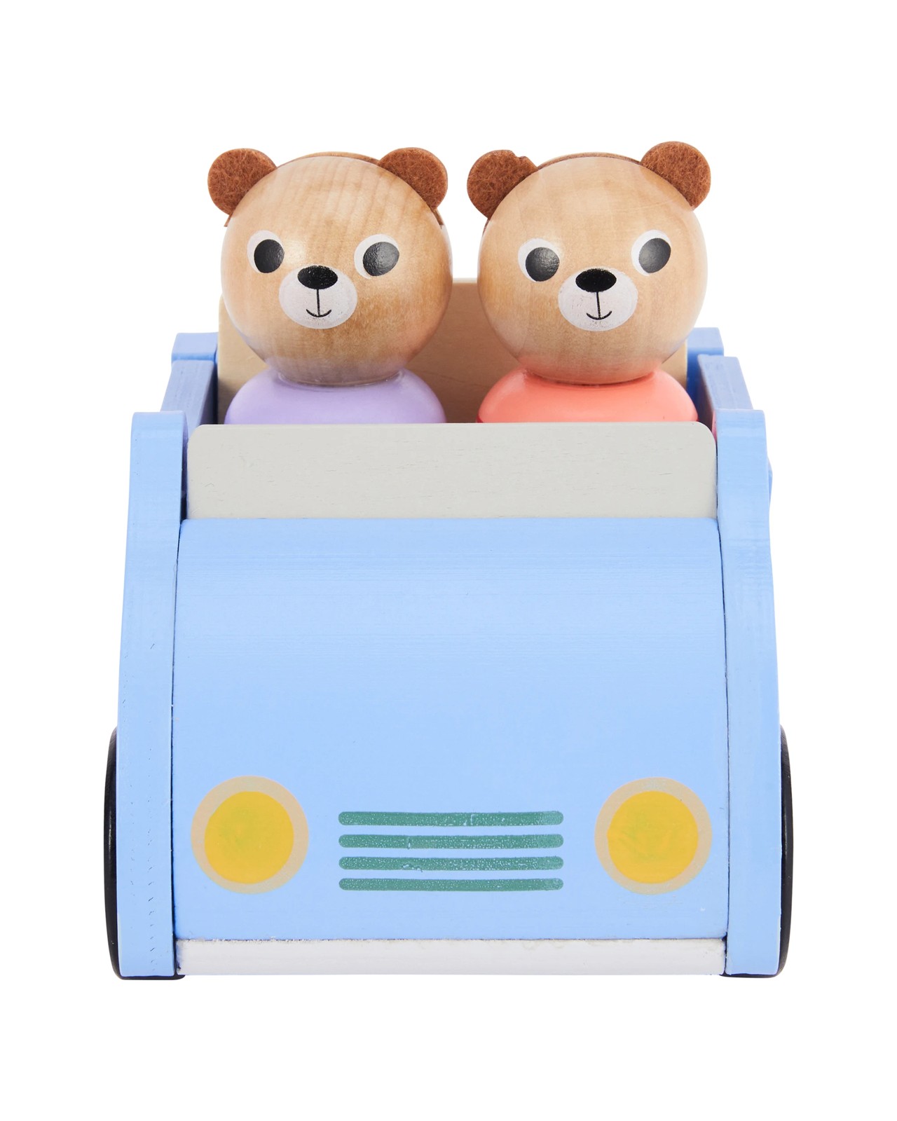 Anko Wooden Bear Car Set 4 of 5