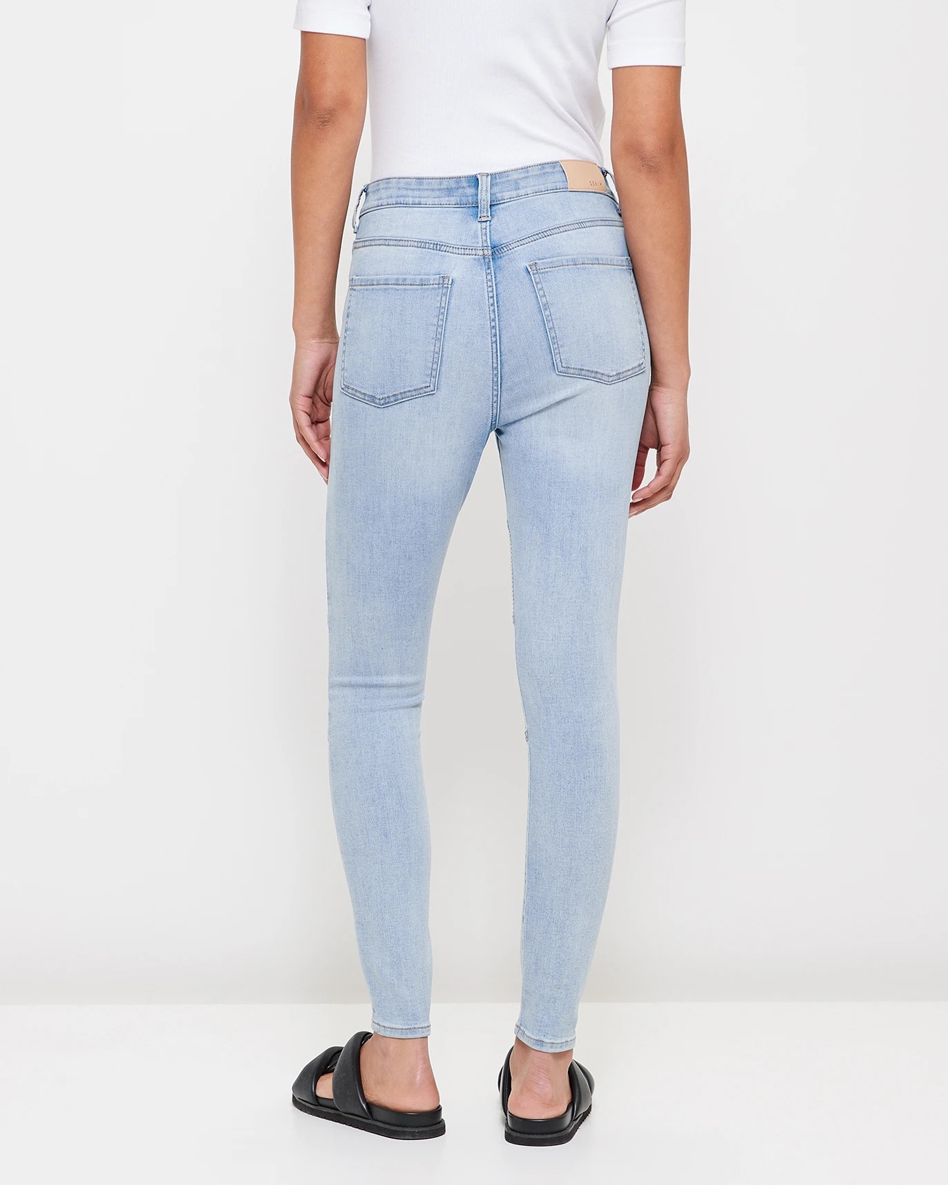 Sophie Skinny High Rise Ankle Length Biker Jeans | Target Australia