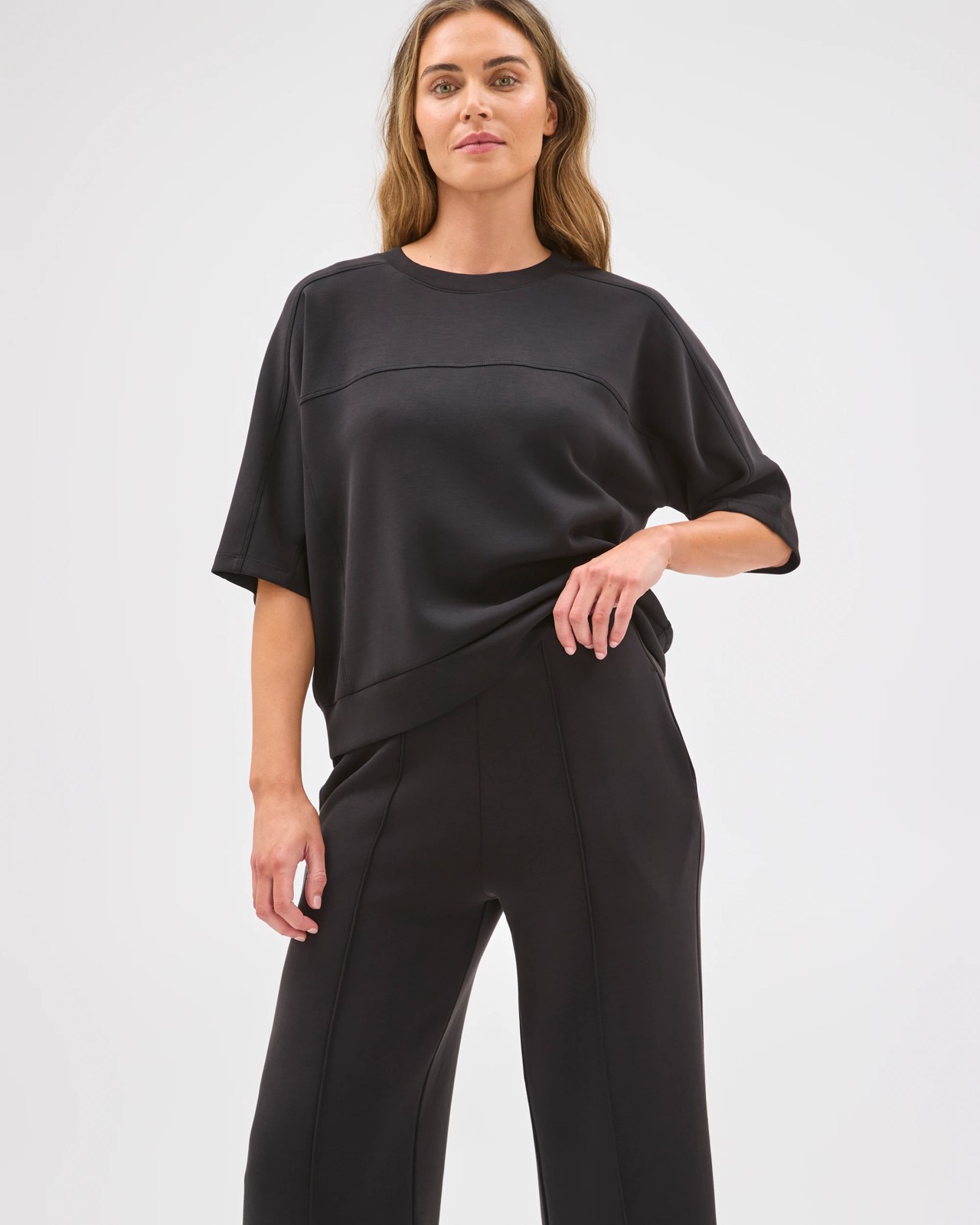 Active Summer Movement Yoga Culotte Pants - Black 4 of 5