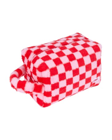 OXX Cosmetics Makeup Bag, Pink and Red