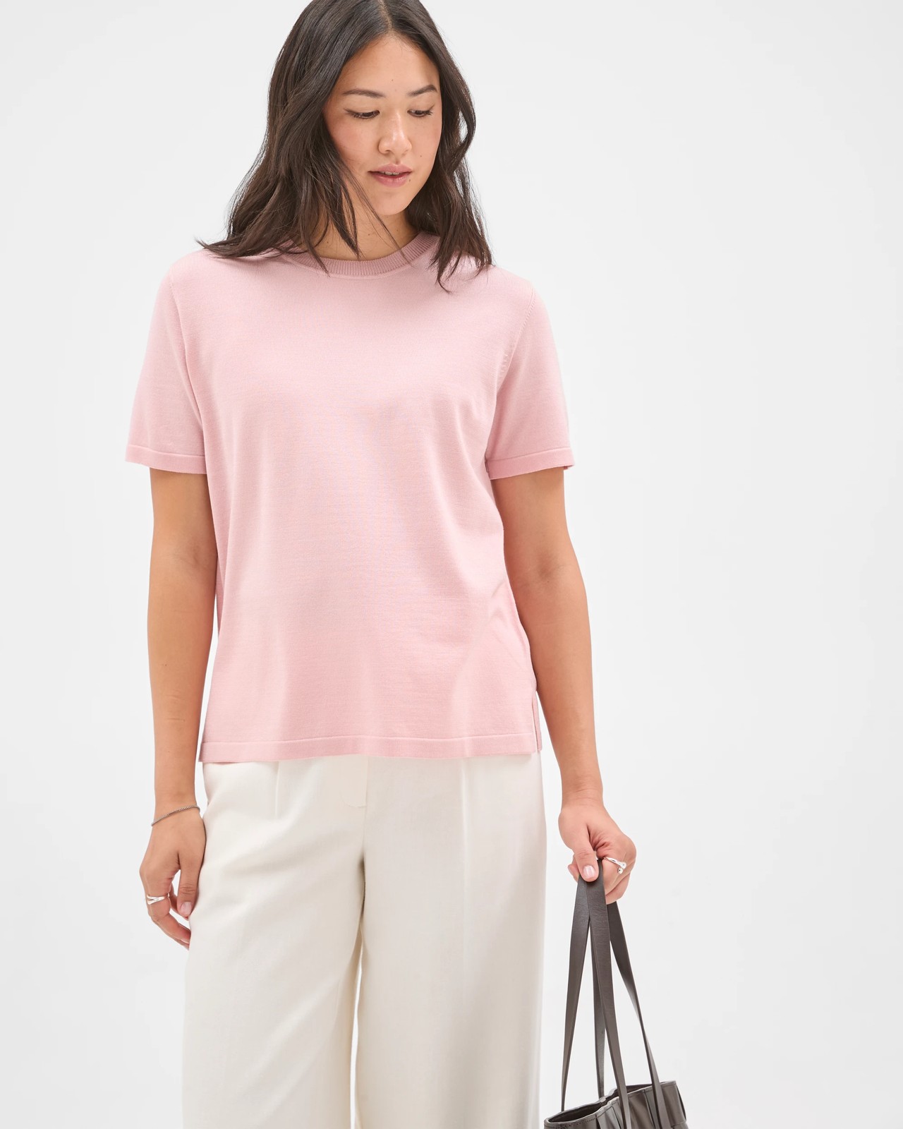 Preview Ultimate Knit Top - Dusty Pink 3 of 5