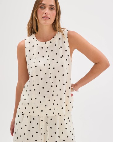European Linen Swing Tank Top