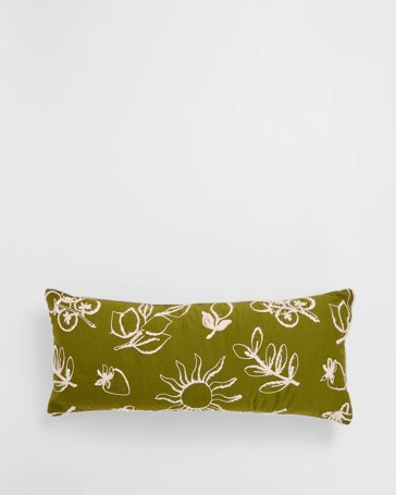Lunar Cotton Textured Breakfast Cushion