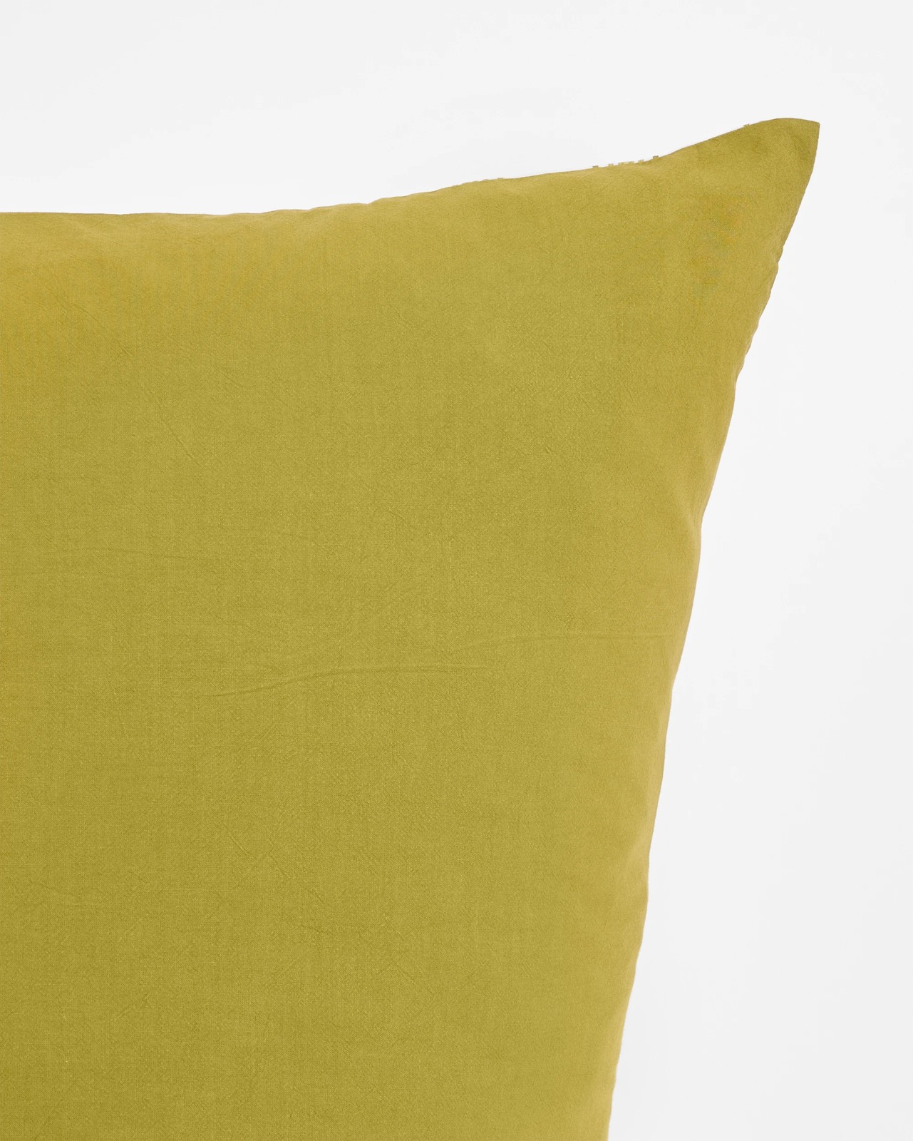 Arlo Cotton Stonewash European Pillowcase - Avacado 2 of 5