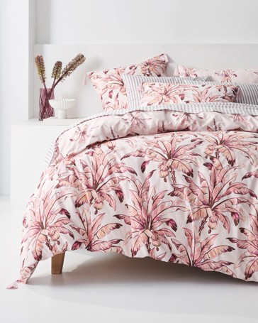 Tammi Palm Australian Cotton Quilt Cover Set