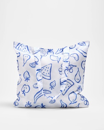 Fold Up Shopper Tote Bag