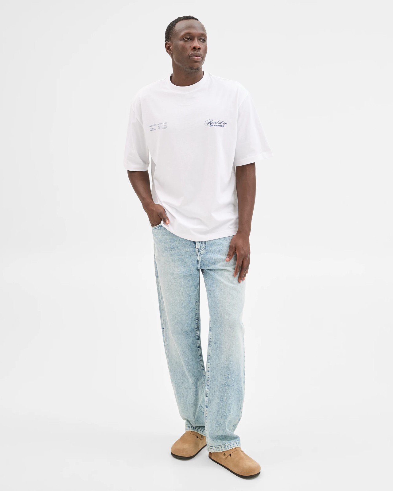 Commons Loose Fit Denim Jeans - Light Indigo Tint 2 of 6