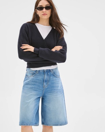 Lily Loves Australian Cotton Blend Denim Jorts