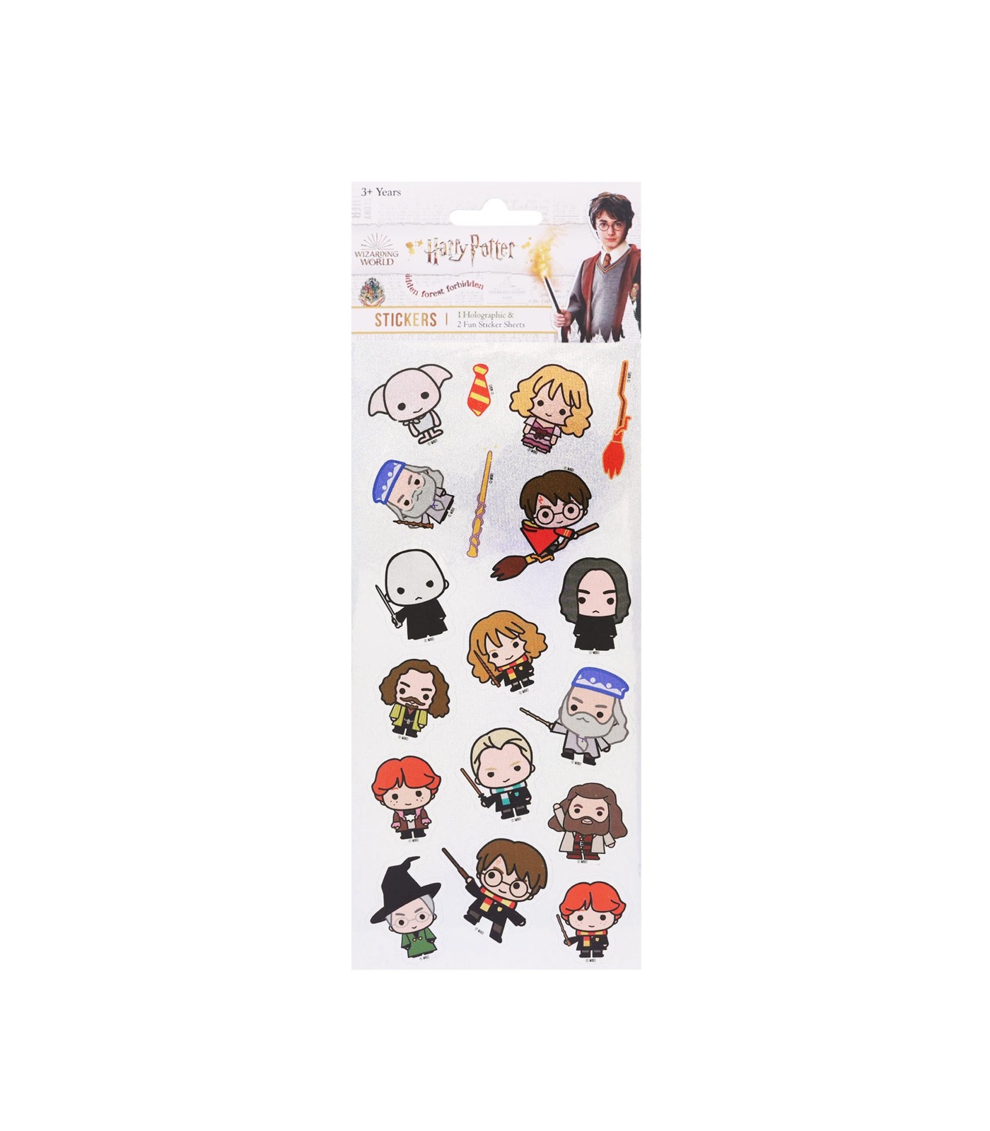 Harry Potter 3 Pack Holographic Sticker Set