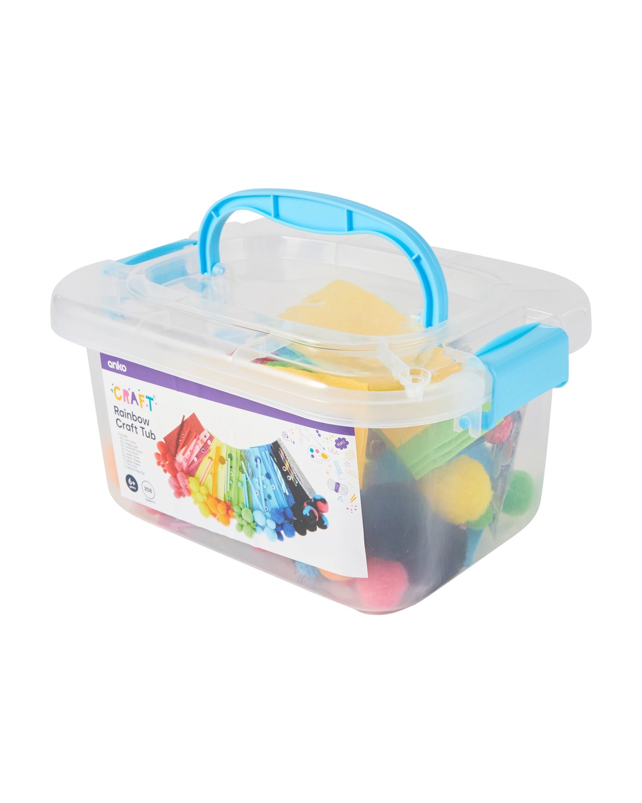 Craft Tub, 208 Pieces - Anko 2 of 5