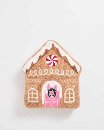 Christmas Gingerbread House Cushion