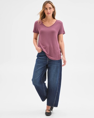 Short Sleeve V-Neck T-Shirt