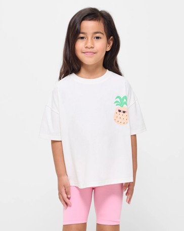 Oversized T-shirt and Short 2 Piece Set