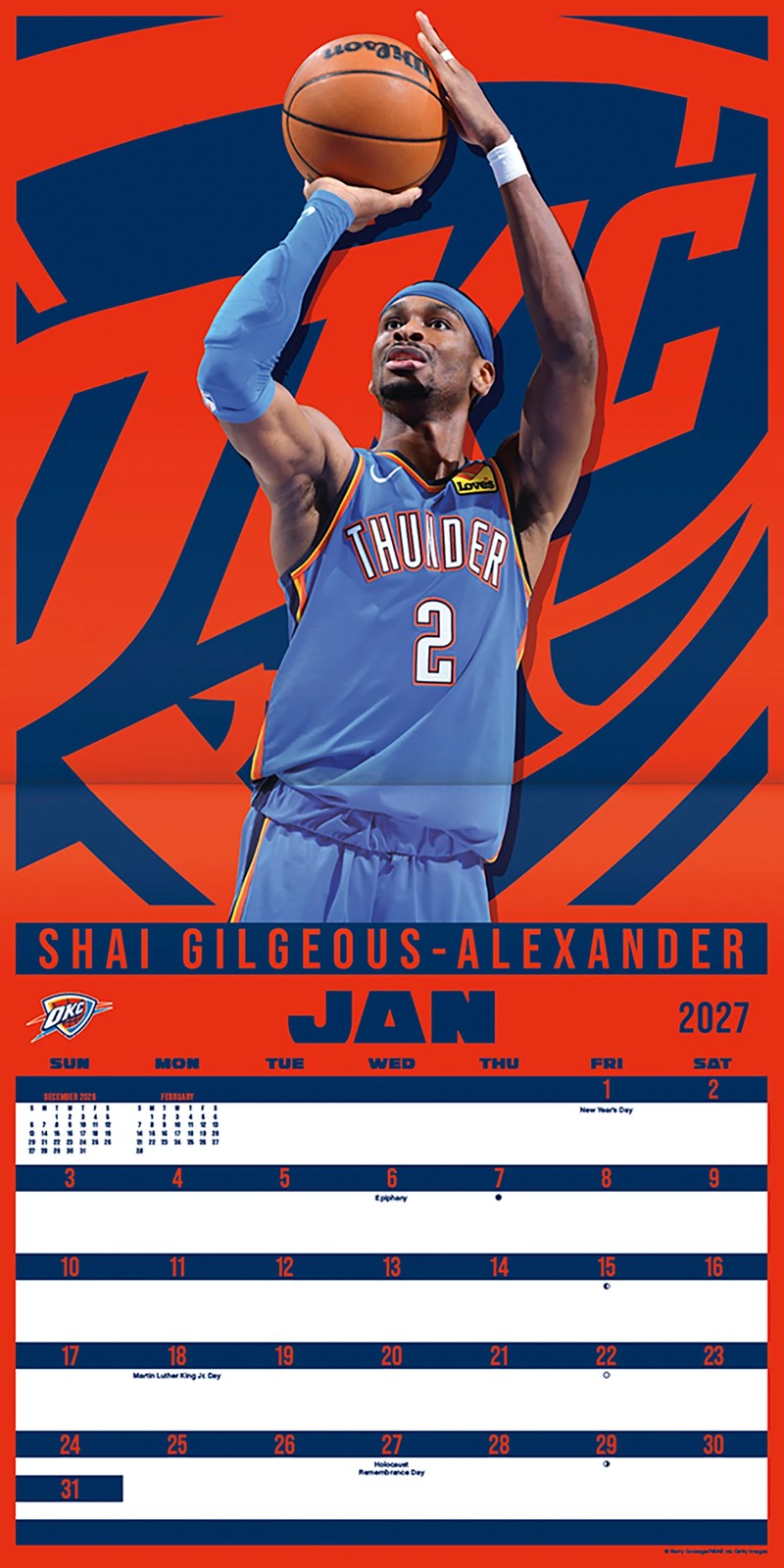 NBA 2027 Calendar 4 of 4