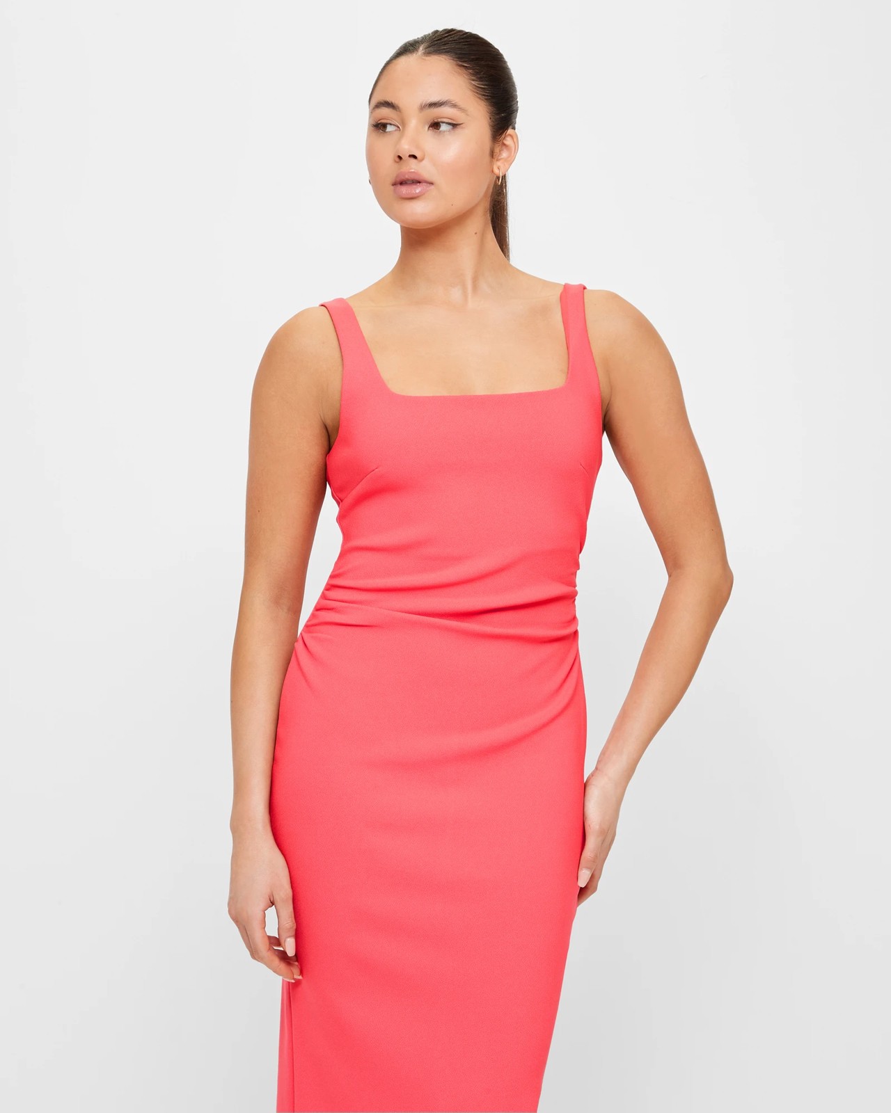 Gathered Side Midi Dress - Lily Loves | Target Australia