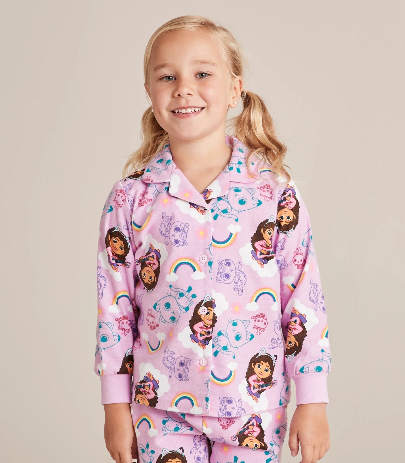 Gabbys Dollhouse Cotton Flannelette Pyjama Set Target Australia