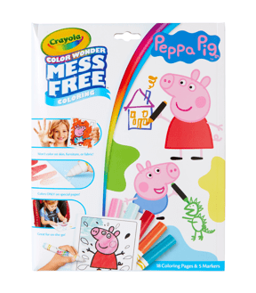 Crayola Peppa Pig Colour Wonder Colouring