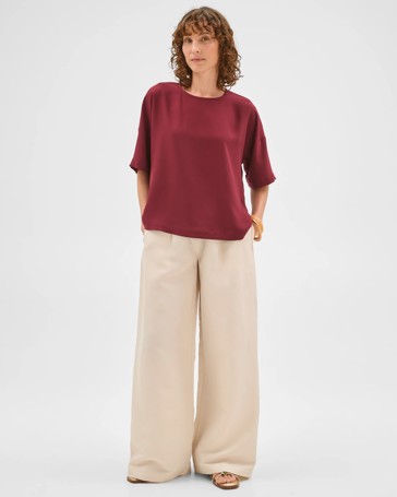 Preview Simone Crepe Boxy T-Shirt