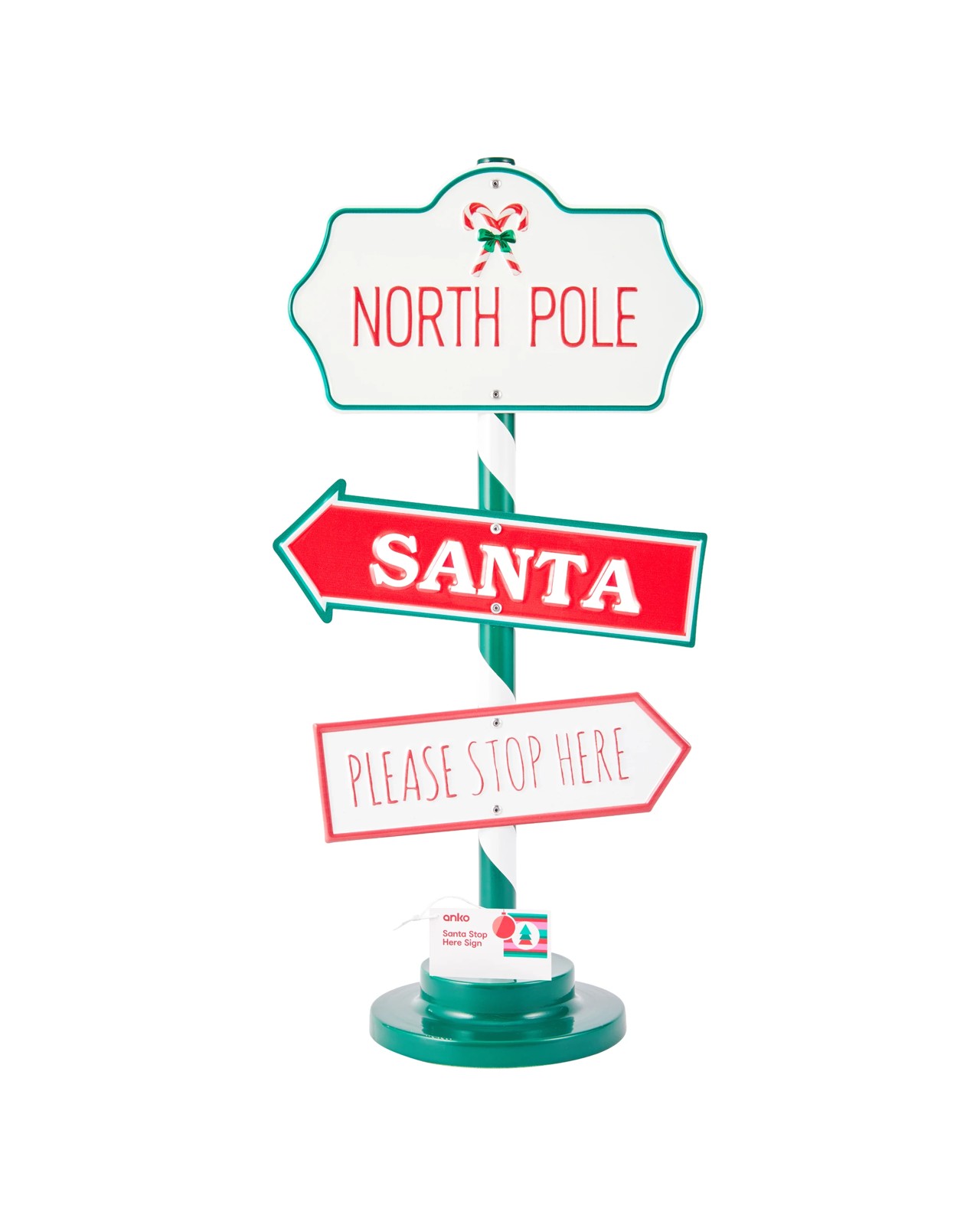 Anko Santa Stop Here Sign 6 of 6