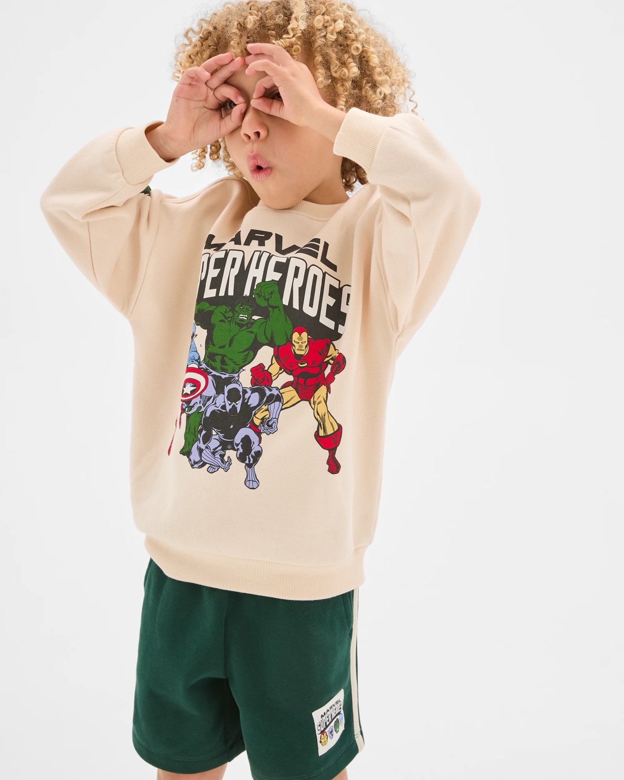 Marvel Australian Cotton Blend Jumper and Shorts Set 2 of 6