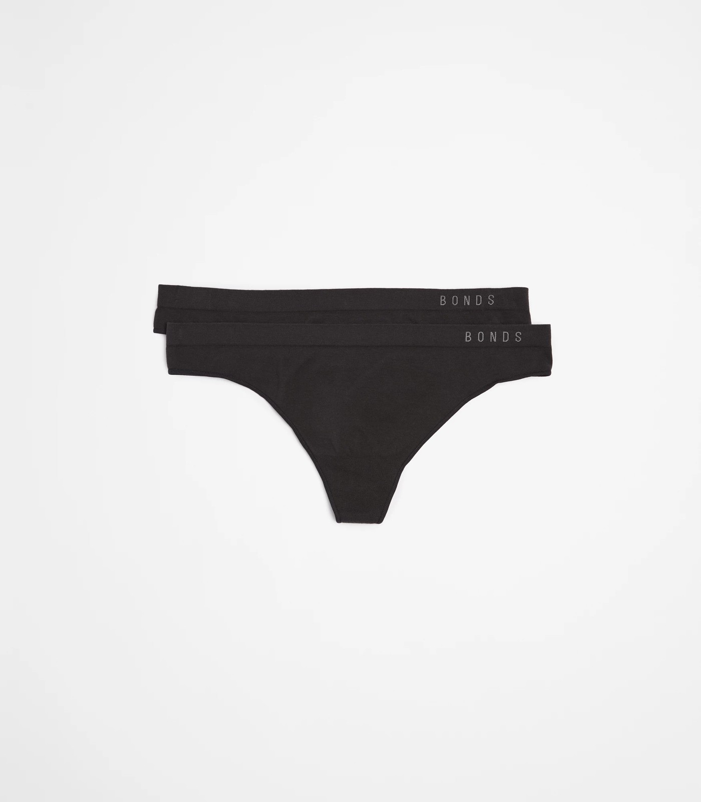 OW Collection SEAMLESS THONG 2 PACK - Thong - black 