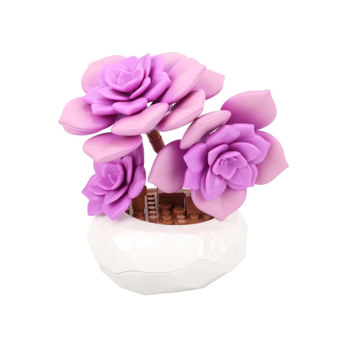 Mini Blocks Flower Series: Succulent Pot - Assorted 4 of 6
