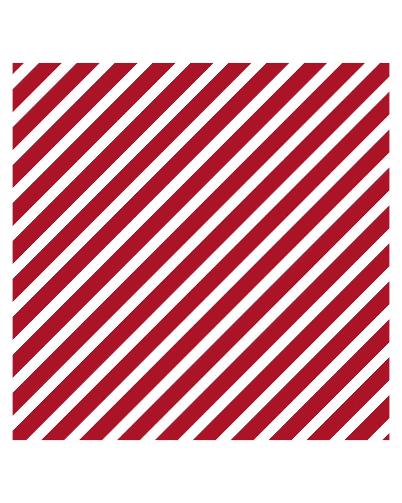 Hallmark Christmas Wrapping Paper - Red and White Stripe 2 of 3