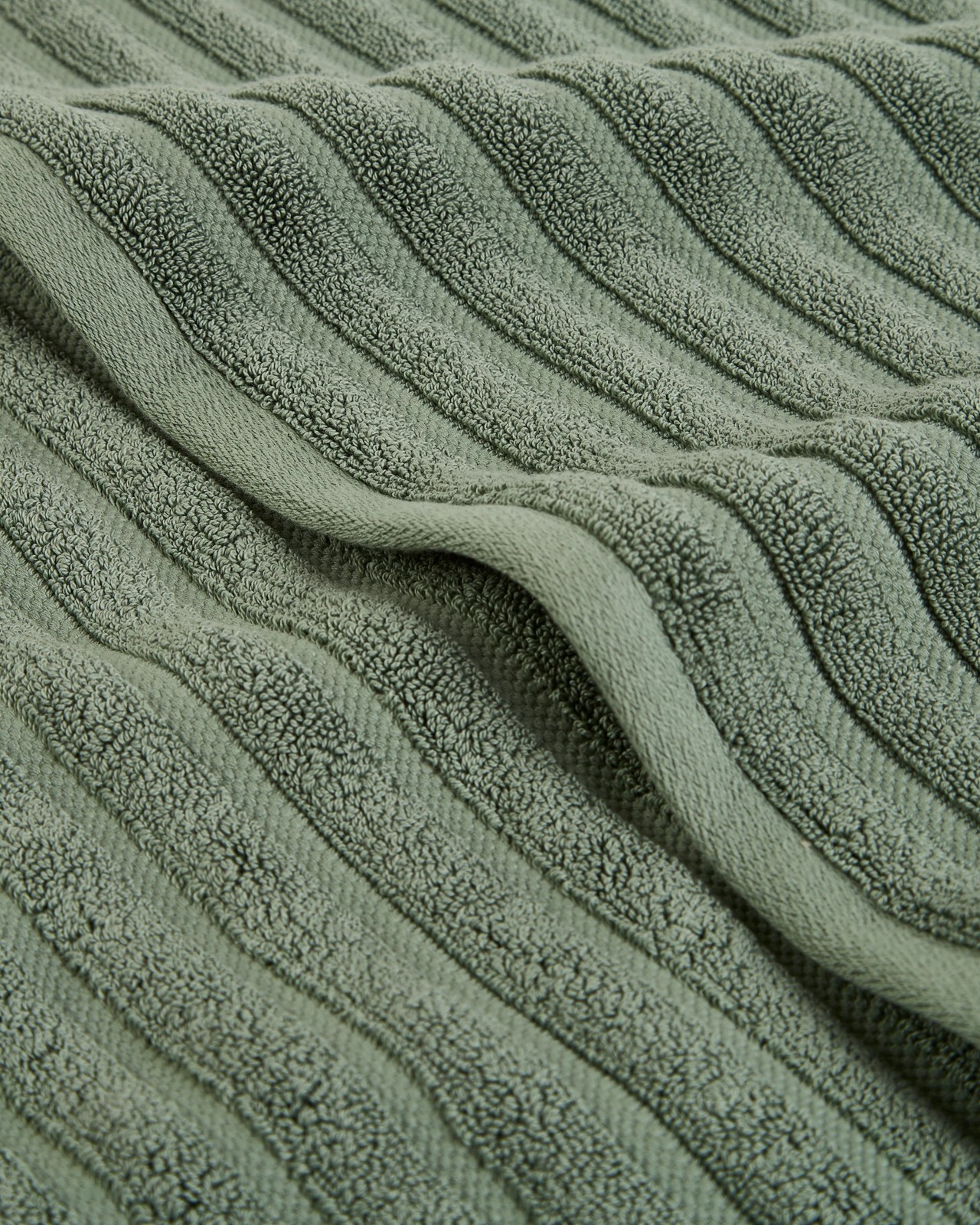 Luxury Egyptian Cotton Pile Bath Mat - Sage 2 of 2
