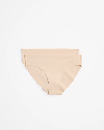 2 Pack No Show Bikini Briefs
