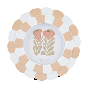 Resin Circle Frame 4in. x 4in., Pink - Anko product image