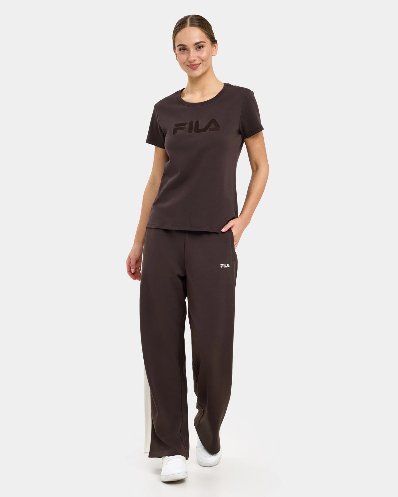 Fila Sylvie Pants - Cocoa 2 of 6