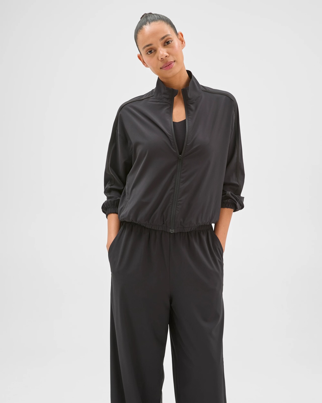 Active Relaxed Lightweight Woven Bomber Jacket 2 of 5