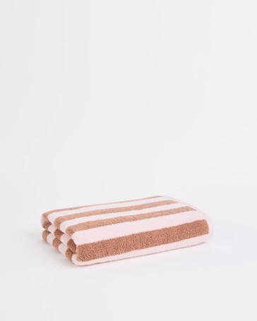 Rayne Australian Cotton Stripe Bath Towel