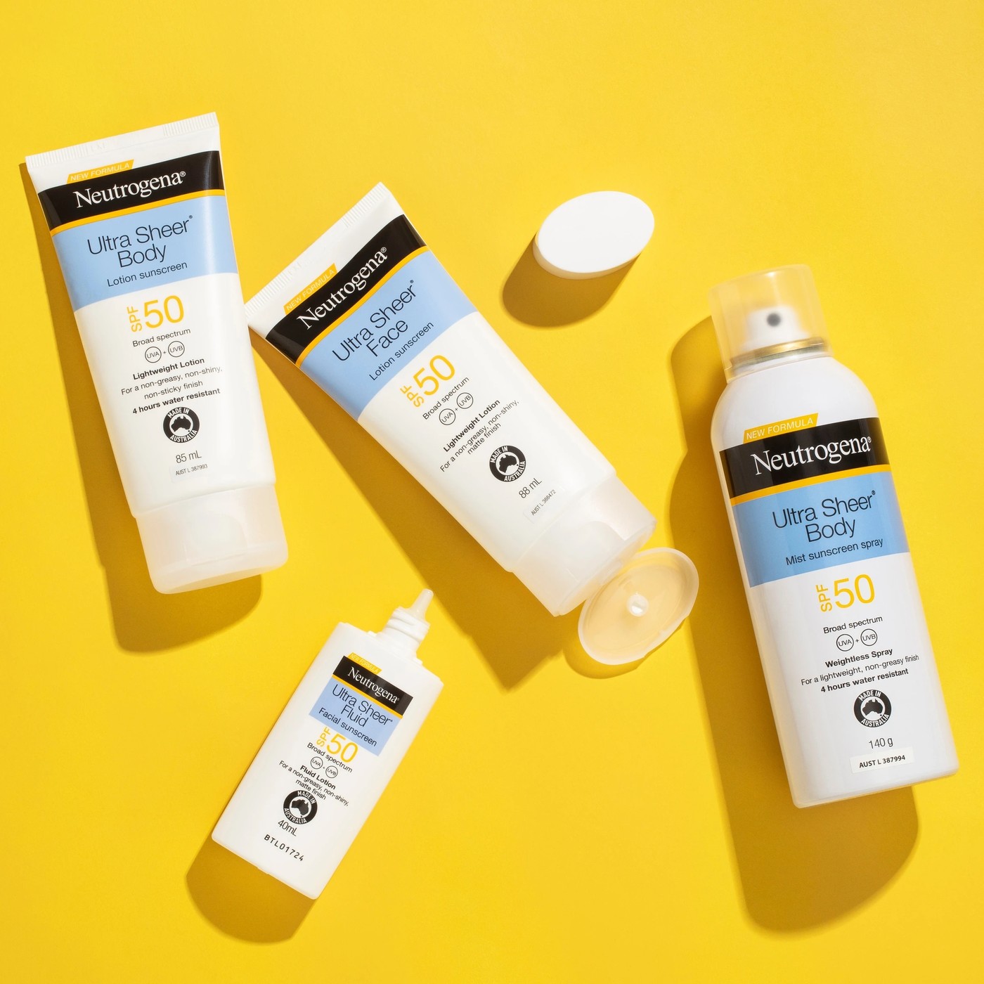 Neutrogena Ultra Sheer Body SPF 50 Mist Sunscreen Spray 140g 5 of 5