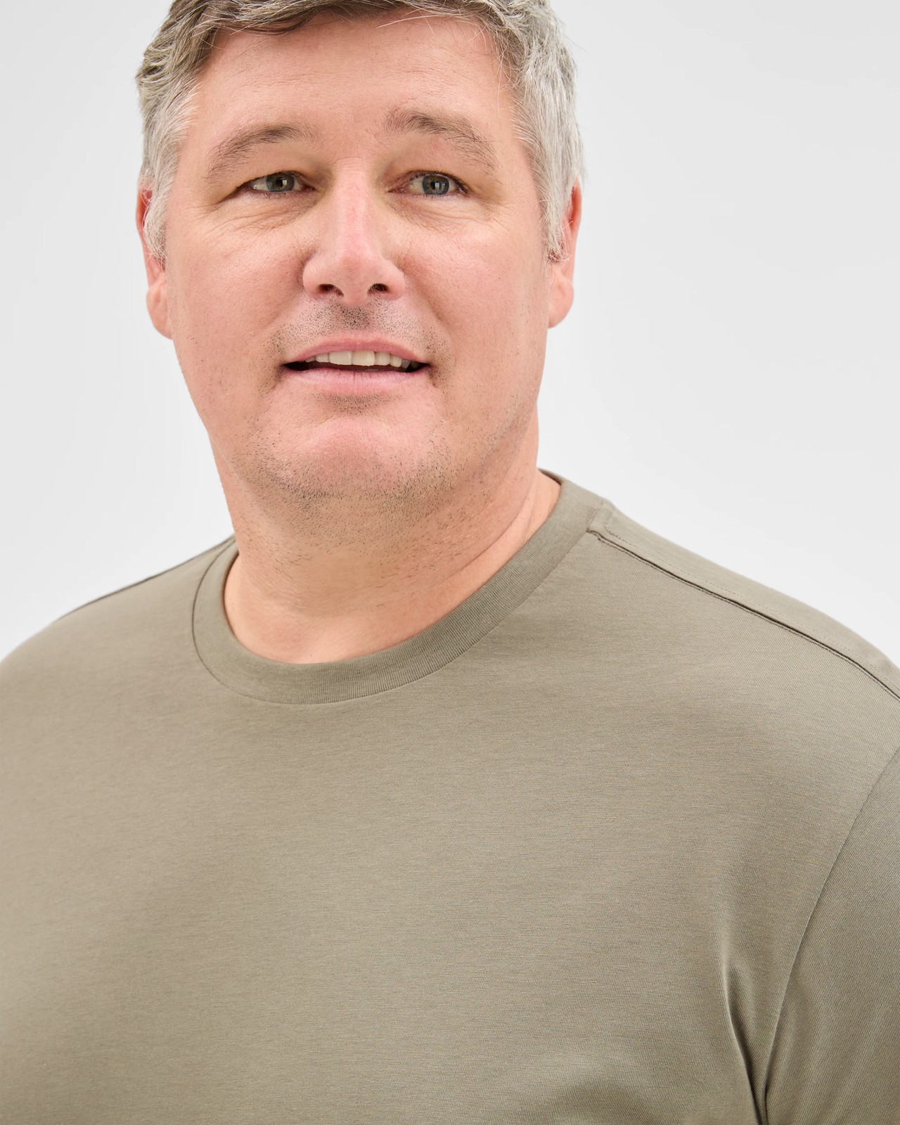 Plus Size Australian Cotton Crew T-Shirt 4 of 5