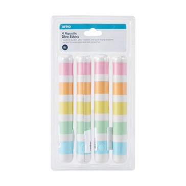 4 Pack Aquatic Dive Sticks - Anko