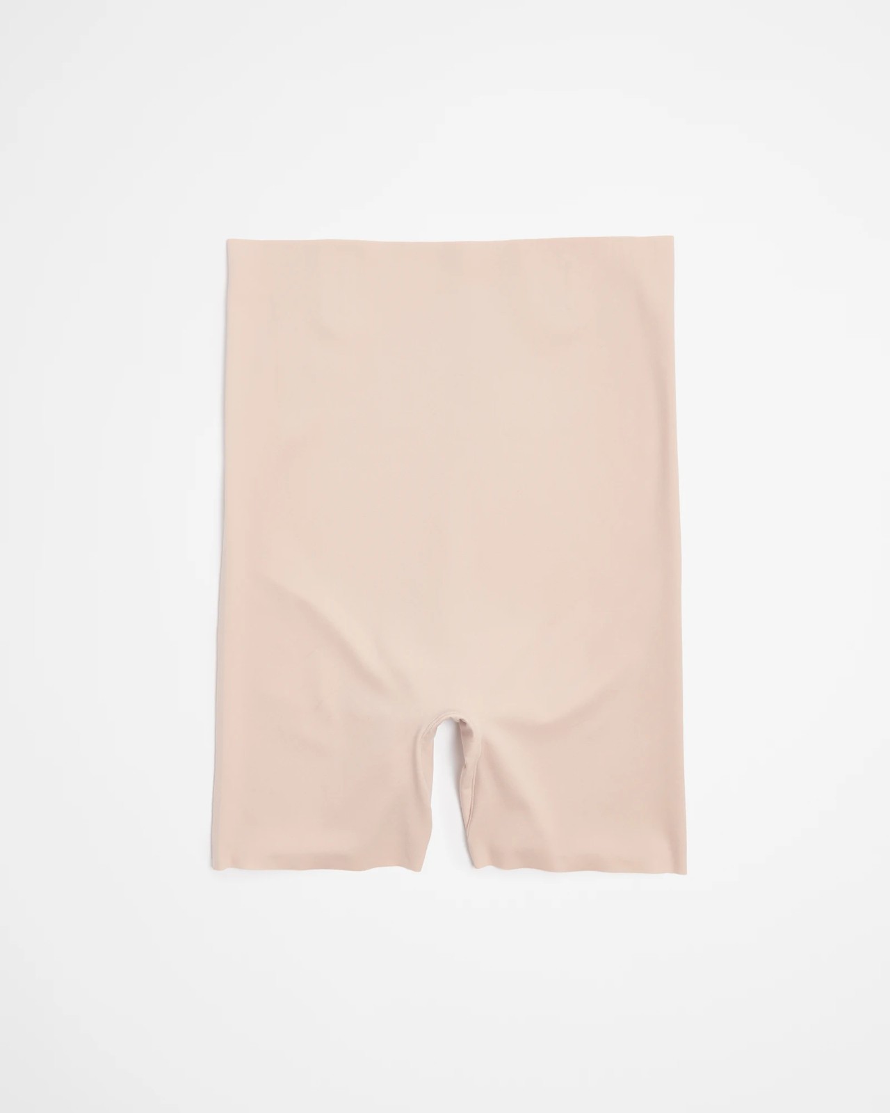 Curvesque Laser Sculpt High Waisted Mid Thigh Shorts - Ambra - Nude