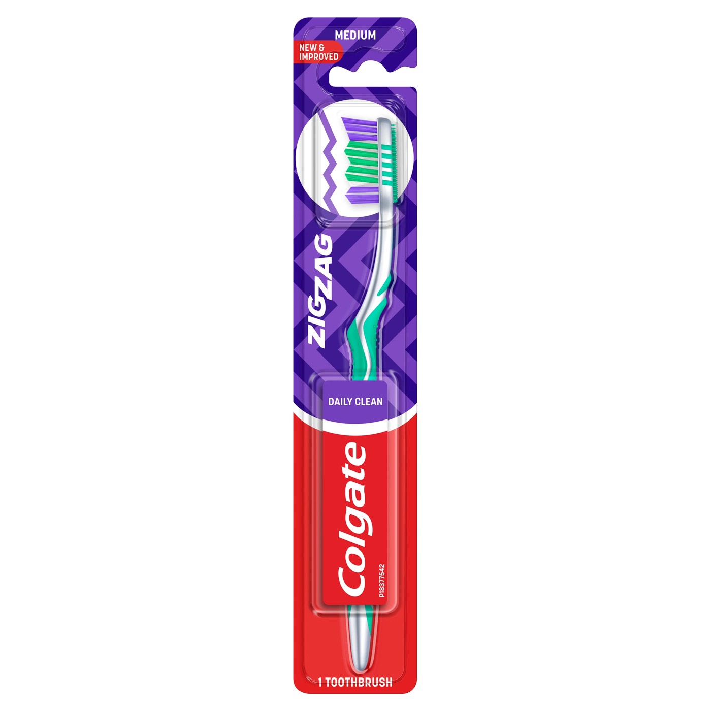 Colgate ZigZag Medium Toothbrush 2 of 5